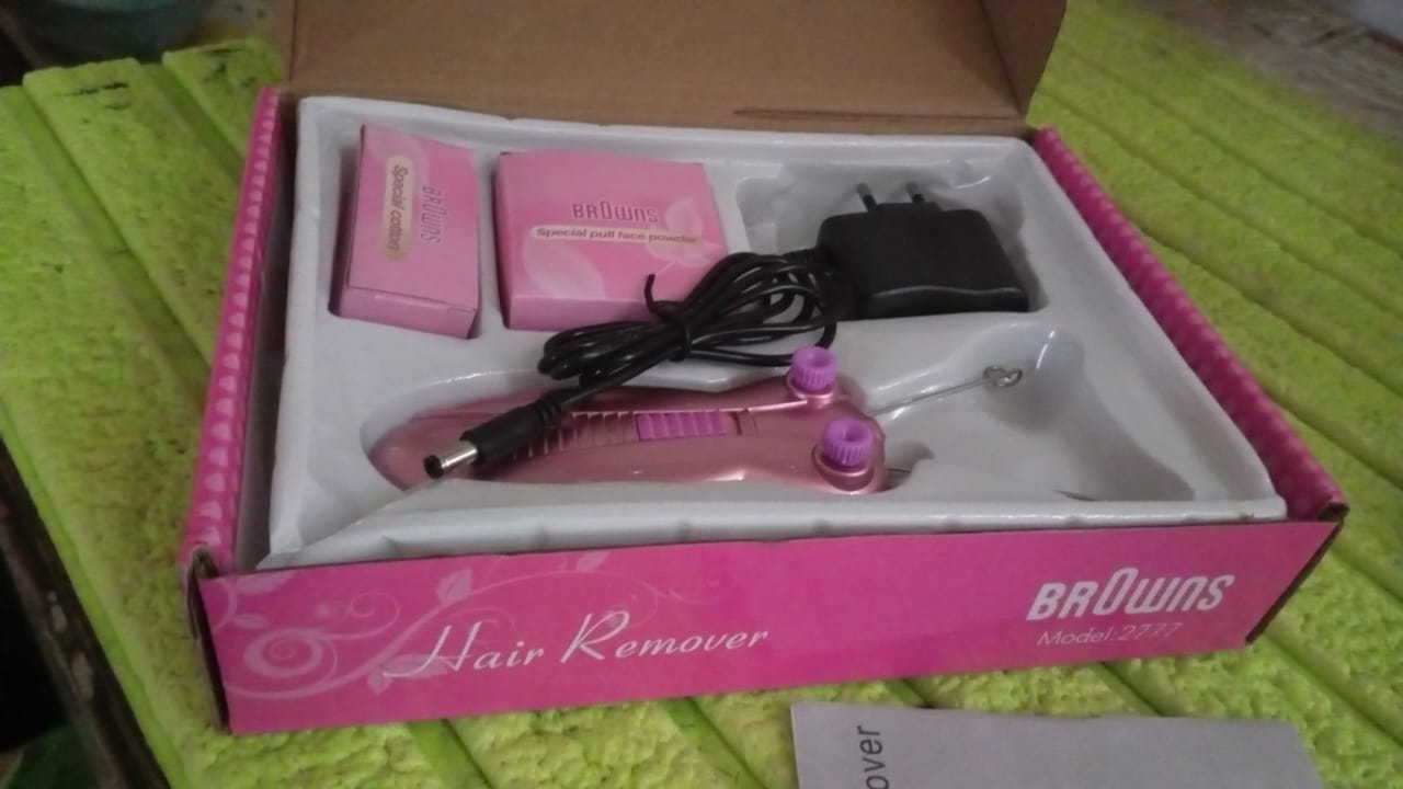 Electric Facial Hair Remover Machine (1 Set) Electric Facial Hair Remover Machine (1 Set)
